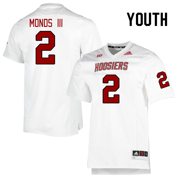 Youth #2 James Monds III Indiana Hoosiers College Football Jerseys Stitched-Retro